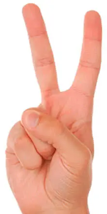 Mano que indica las 2 ventajas de la corrección del Atlas
